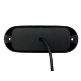 Aqualine 1-LED Ovale Unterwasserleuchte, Schwarz