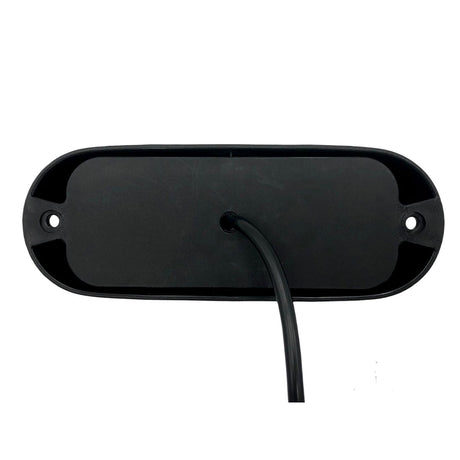 Aqualine 1-LED Ovale Unterwasserleuchte, Schwarz