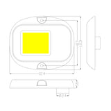 Aqualine 1 LED Runde Unterwasserleuchte RGB-Licht