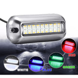 Luz subacuática LED blanca Trem para plataformas, travesaños y cascos