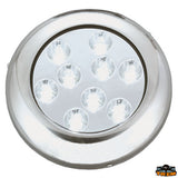 Trem Luce subacquea LED tonda diametro 119 mm 18 W per plancetta e carena