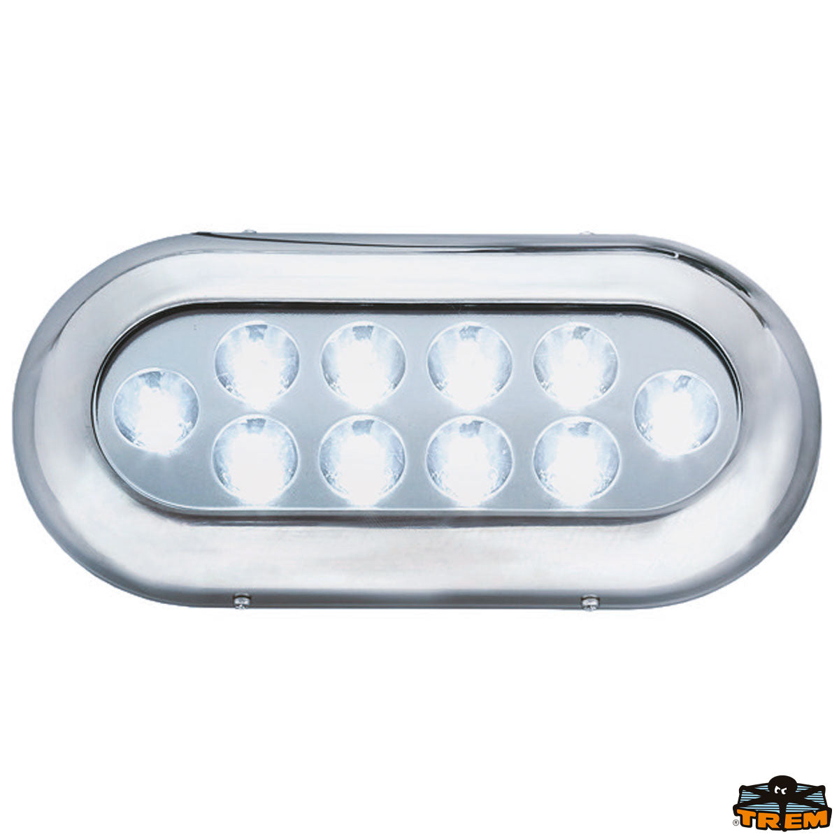 Trem Luce subacquea LED ovale 160x78 mm 23 W per plancetta e carena