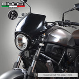 Biondi Cupolino Dark Nero per Moto Nude e Faro Tondo - MPN 8010036
