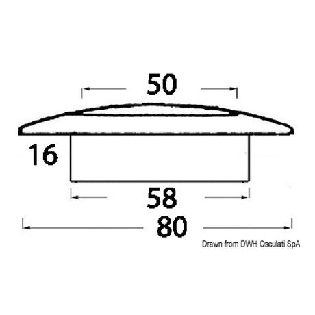 Osculati Plafoniera stagna LED bianca 13.179.01 13.179.01