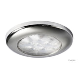 Osculati White LED ceiling light without recess 13.179.52
