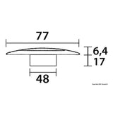 Osculati LED-Deckenleuchte für Einbau oder Außenmontage 13.179.56