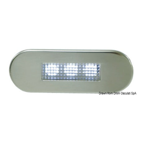 Osculati Luce di cortesia LED da incasso - frontale stagna 13.180.01