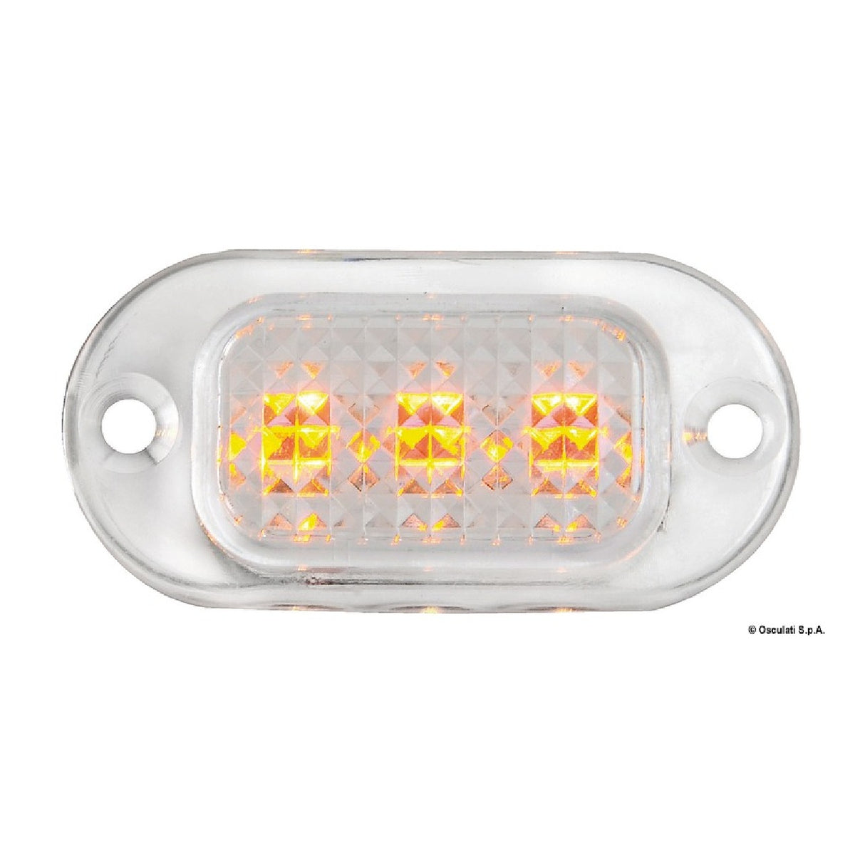 Osculati Luce cortesia policarbonato 3 LED 13.181.00