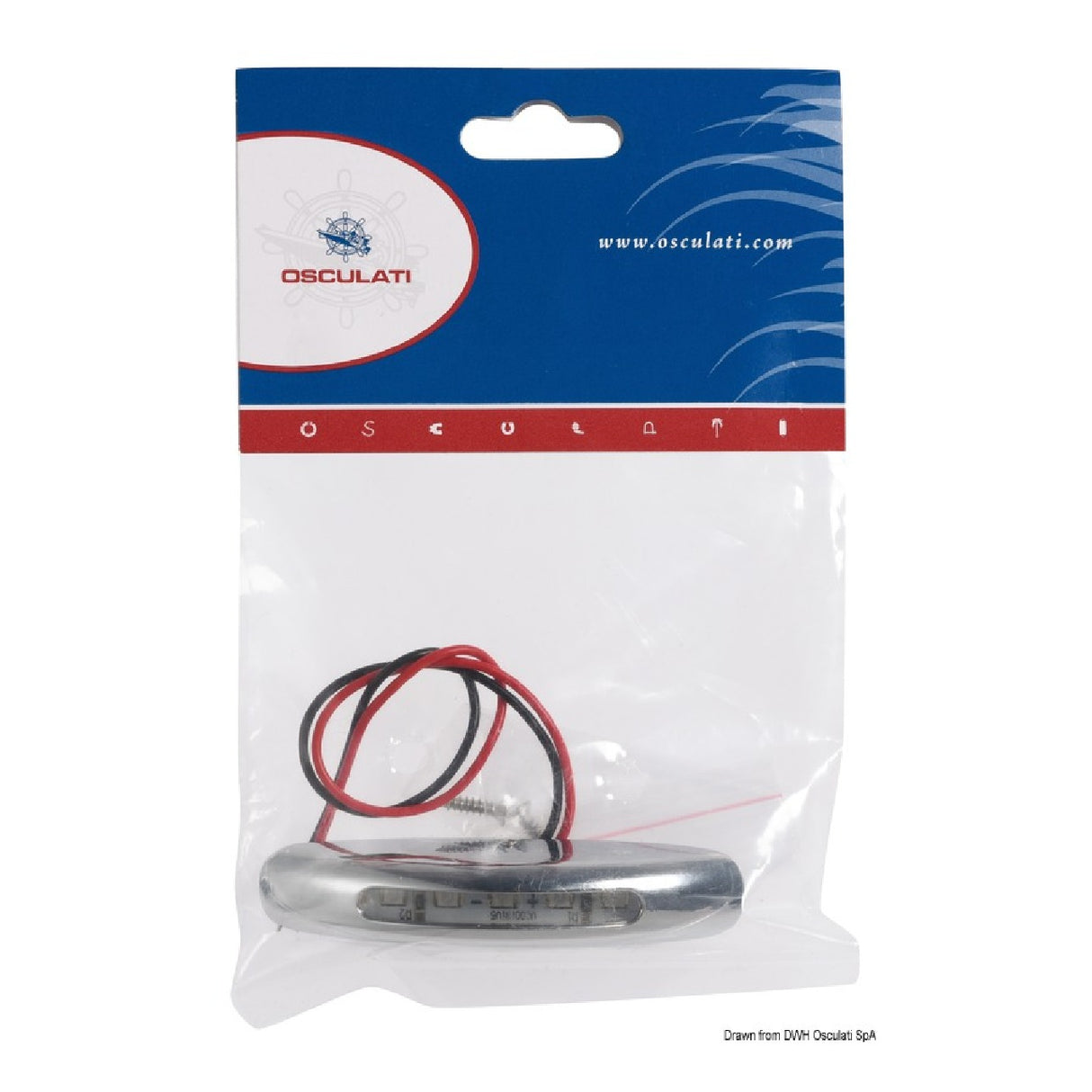 Osculati Luce di cortesia LED senza incasso - frontale 13.187.01 13.187.01