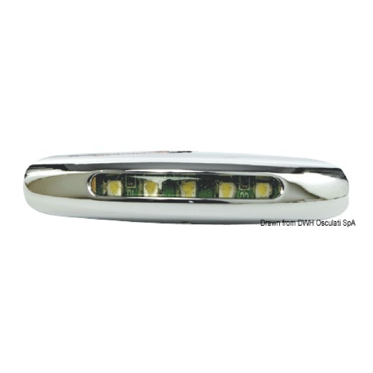 Osculati Luce di cortesia LED senza incasso - frontale 13.187.01 13.187.01