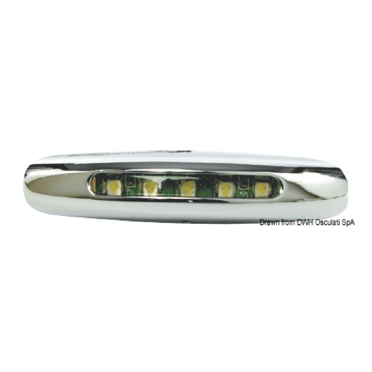 Osculati LED-Einstiegsleuchte ohne Einbauöffnung - vorne 13.187.01 13.187.01