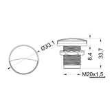 Osculati Luce di cortesia LED da incasso - verso il basso 13.188.11
