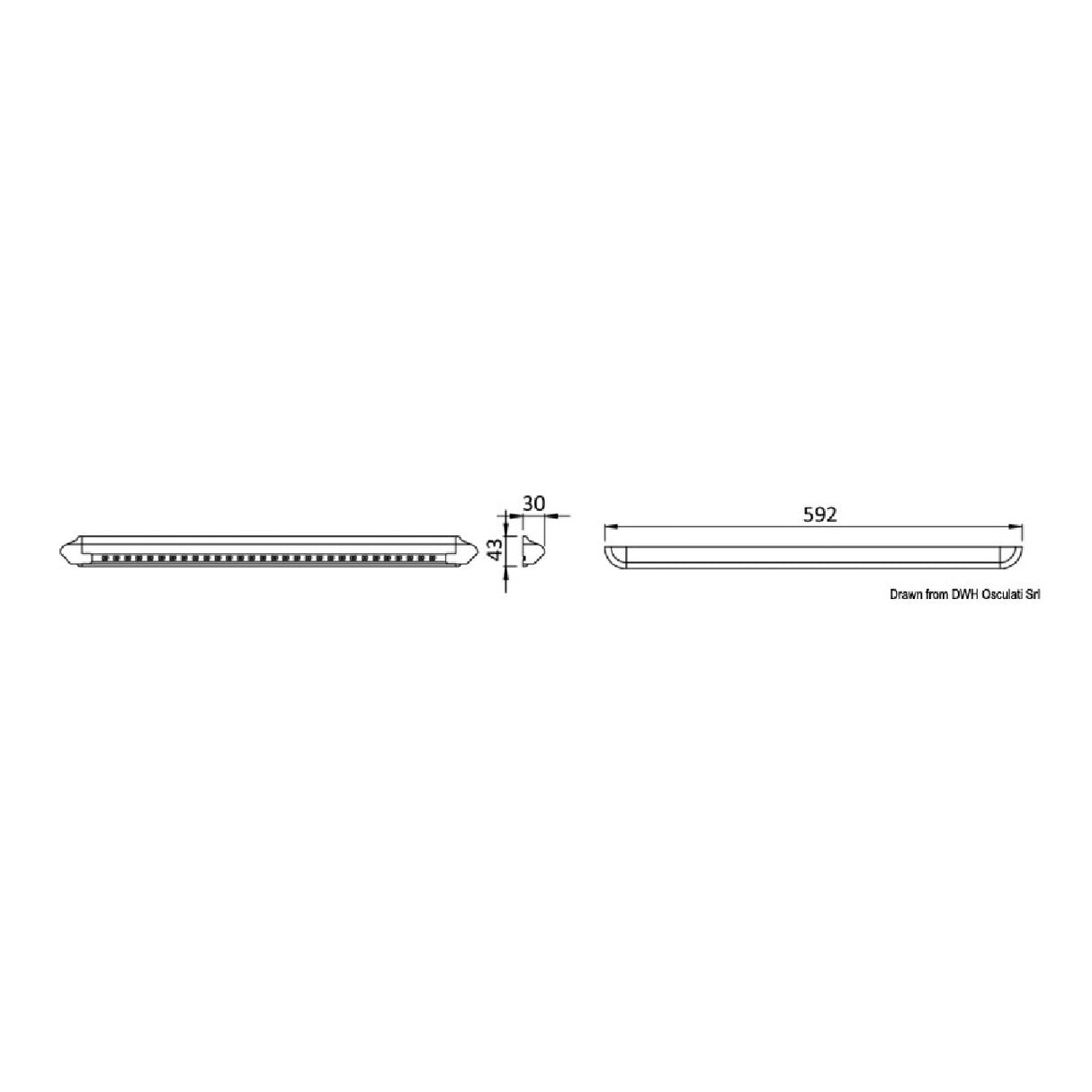 Tubo de luz LED Astro de diseño Labcraft