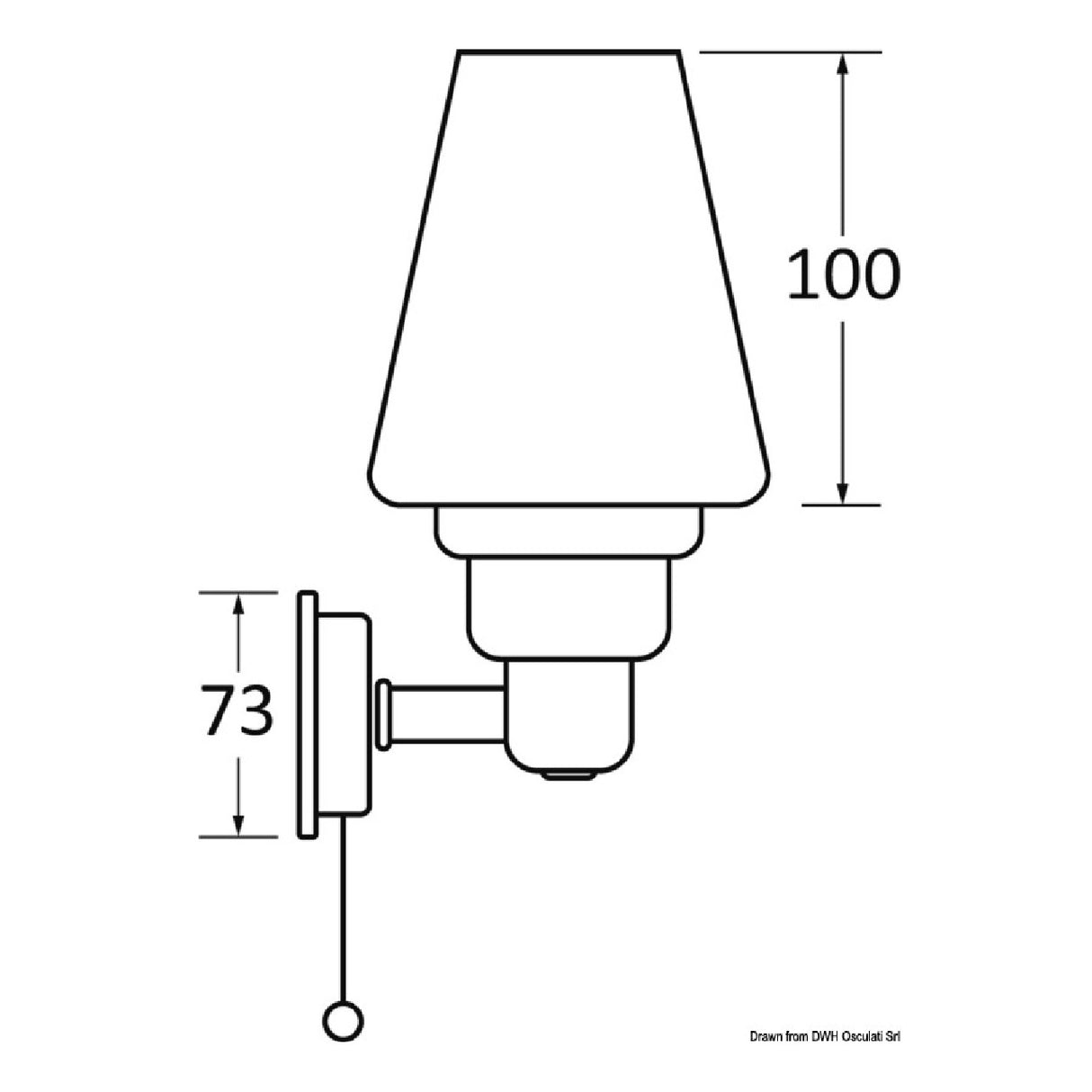 Osculati Applique Glow Light 10 W 12 V