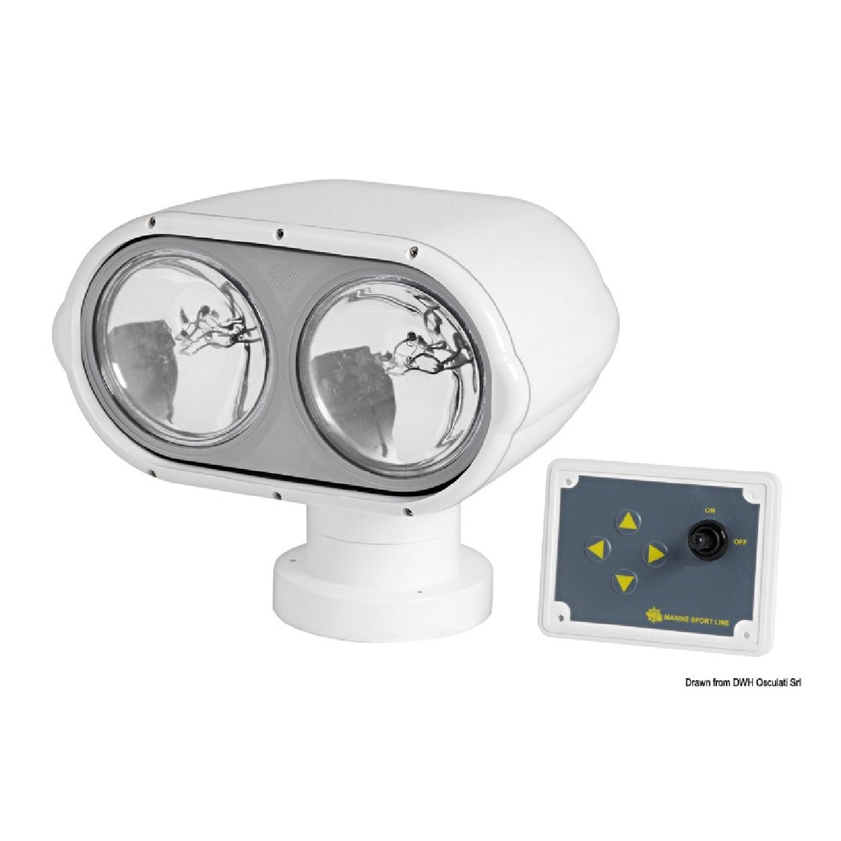 Osculati Faro Night Eye 2 bulbi 12 V 13.232.00