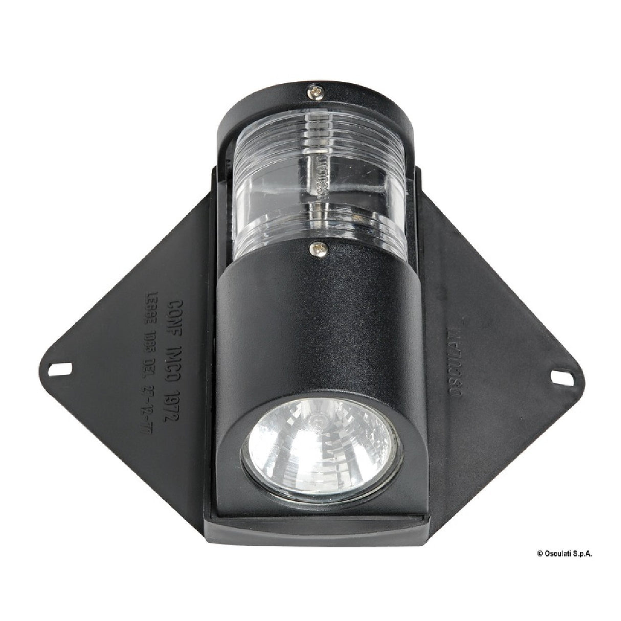 Osculati Faro UTILITY coperta + luce 12 V 13.243.86