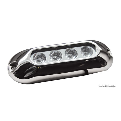 Luz subacuática LED Osculati para plataformas, espejos de popa, cascos y bañeras 4/6 LED 13.281.00
