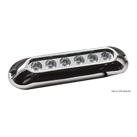 Osculati Luce subaquea LED per plancette, specchi di poppa, carene e pozzetti 4/6 LED 13.281.00