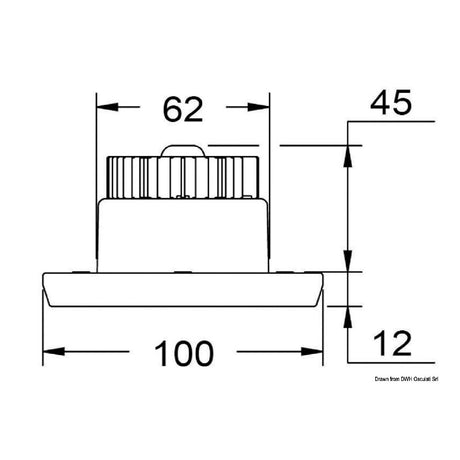 Osculati Superyacht LED ceiling light 13.413.01