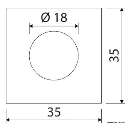 Lámpara de techo LED empotrada Osculati 13.429.80
