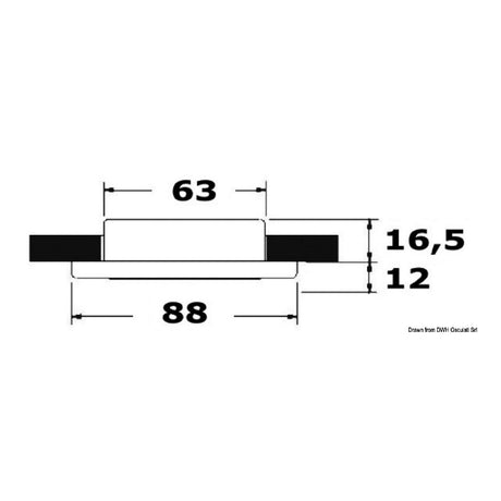 Osculati Vega 13.433.11 recessed LED ceiling light