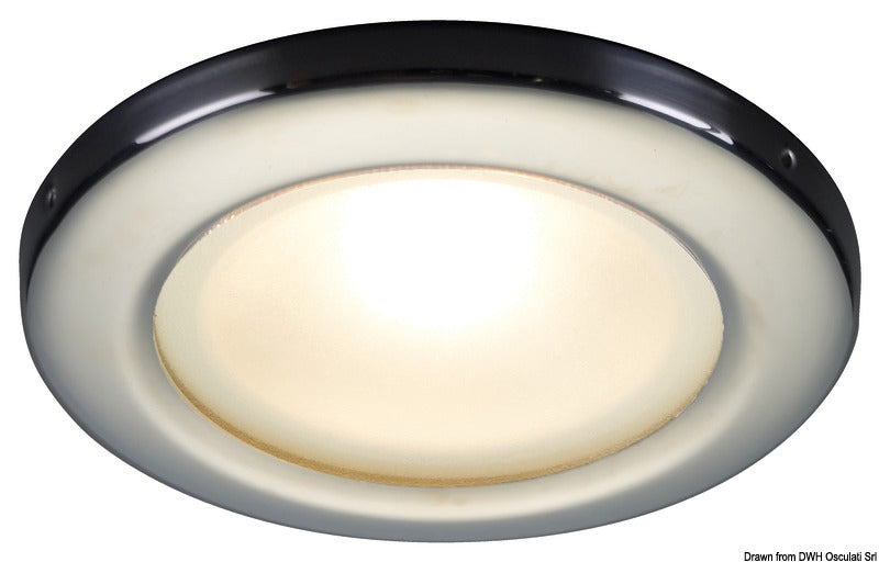 Osculati Plafoniera LED da incasso Vega II bianco 13.433.12