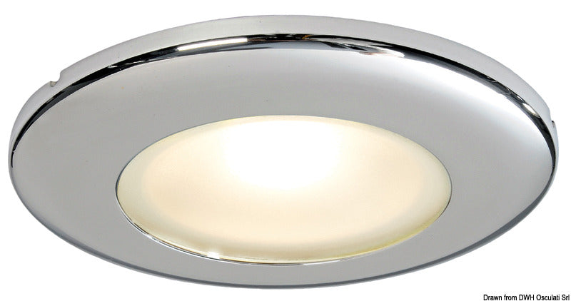 Lámpara de techo LED empotrable Osculati Capella II, luz blanca 13.433.33