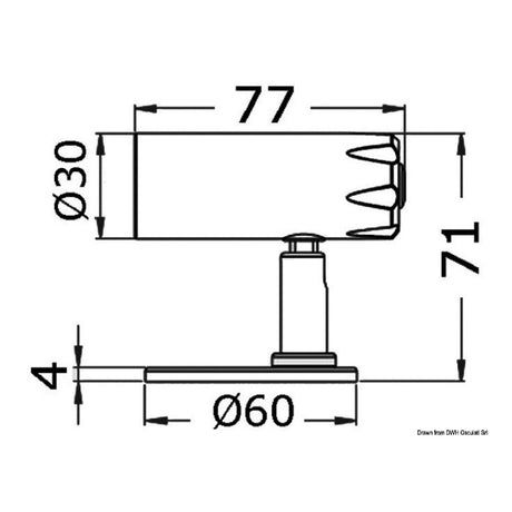 Osculati Faretto Kuma LED High Power 12/24 V 13.439.30