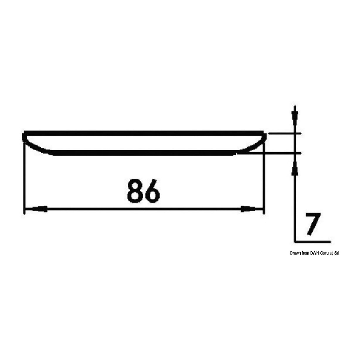 Osculati Tag/Nacht-LED-Scheinwerfer Weiß 13.442.15