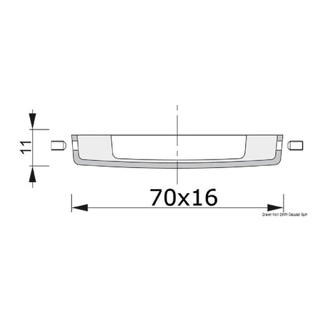 Foresti e Suardi Luce di cortesia LED senza incasso FORESTI E SUARDI Andromeda - verso il basso