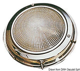 Osculati Deckenleuchte, poliertes Messing, LED-Licht, Durchmesser 138 mm, 13.544.11