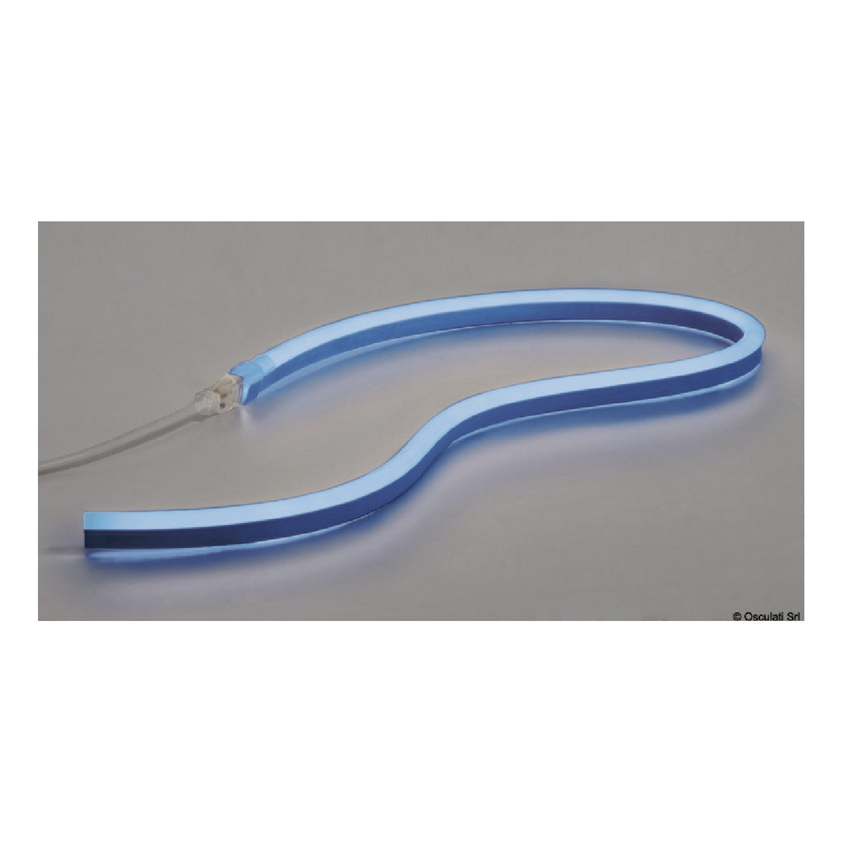 Osculati Flexible LED-Neonlichtleiste, gleichmäßiges blaues Licht 13.702.12
