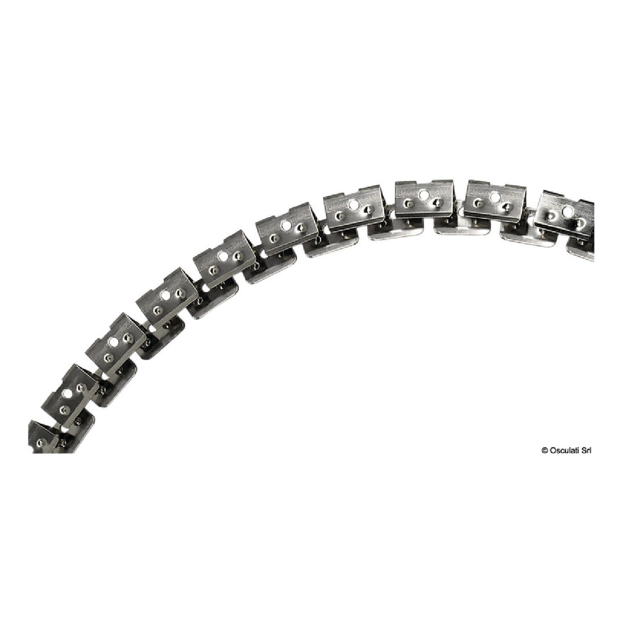 Osculati Flexible Edelstahlhalterung für 2 m LED-Leiste 13.705.10