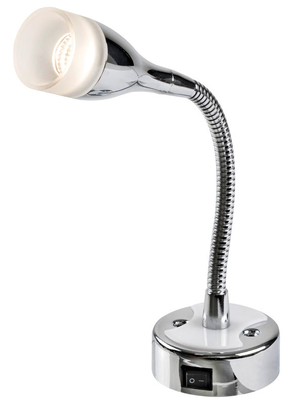 Foco LED articulado Osculati de 400 mm con acabado brillante 13.867.45