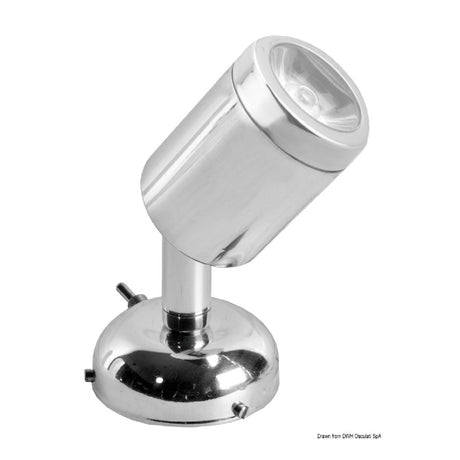 Osculati Gelenkwandleuchte 1 x 3 W HD 13.904.01