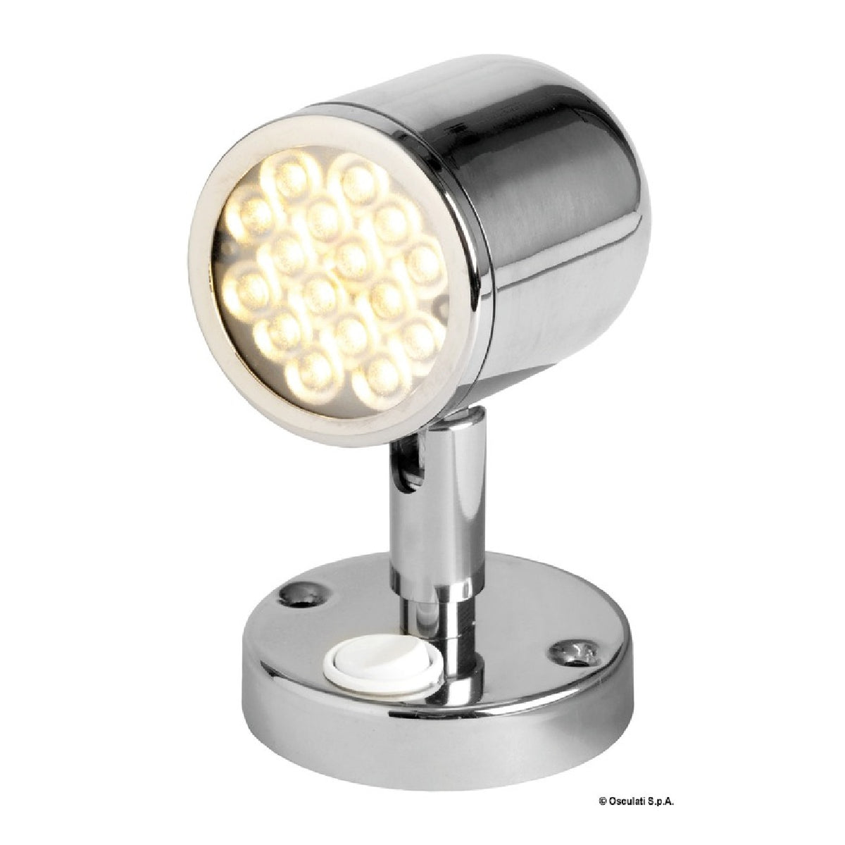 Foco LED articulado Osculati con interruptor 13.947.10