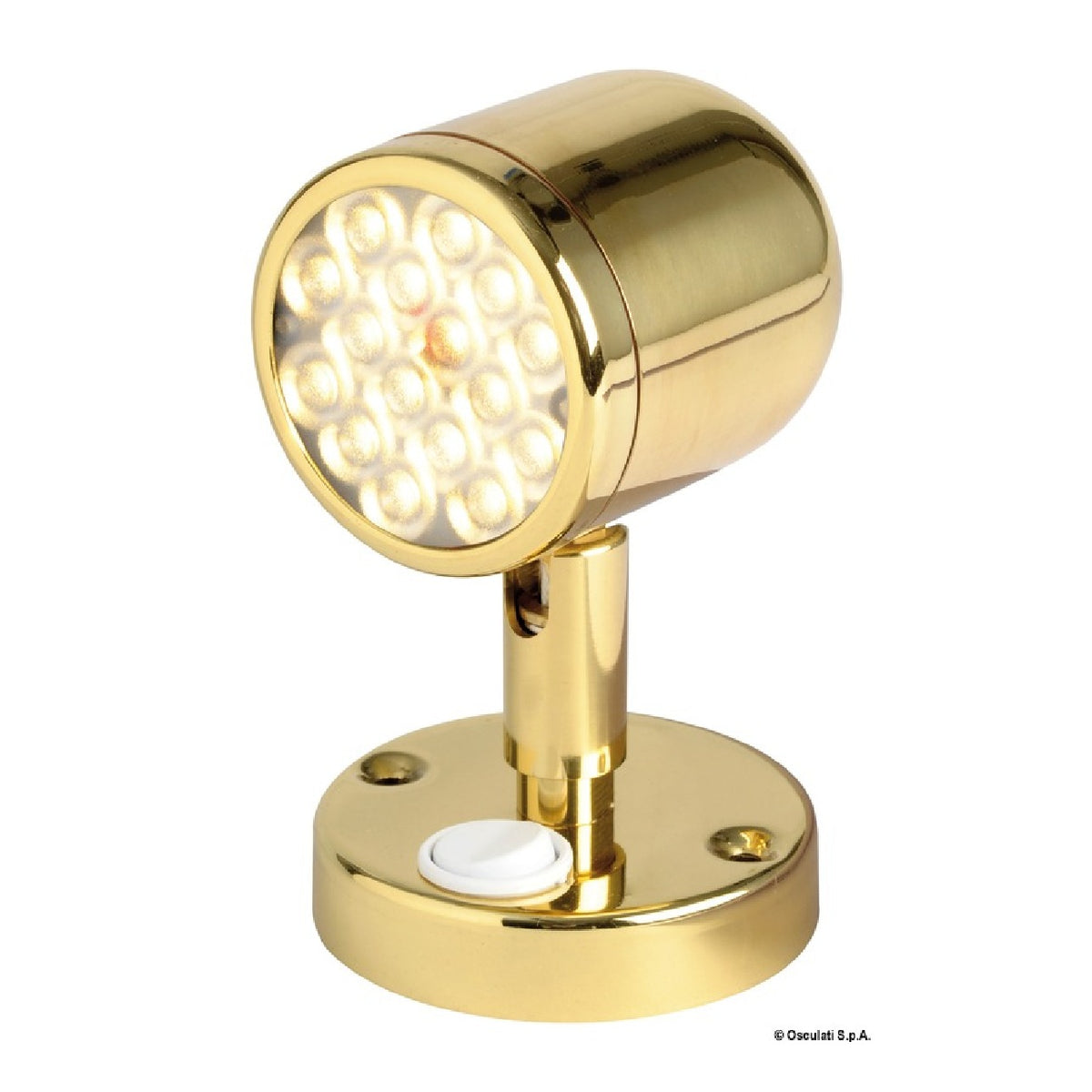 Foco LED articulado Osculati con interruptor 13.947.10