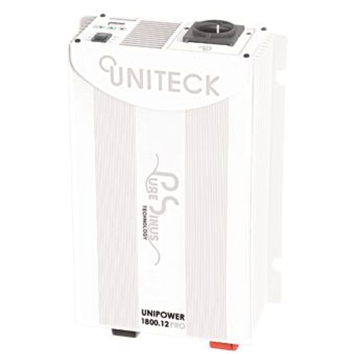 Uniteck Wechselrichter DC/AC 12V&gt;230V rein sinus 1800W UNIPOWER 1800.12 PRO