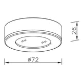 Aurora Lighting LED-Bootsdeckenleuchte