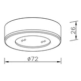 Aurora Lighting LED-Bootsdeckenleuchte
