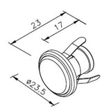 Auroled LED-Einbauleuchte D.23,5mm