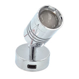 Aurora Lighting Faretto a LED con presa USB