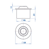 Trem Verstellbarer 1-LED-Scheinwerfer