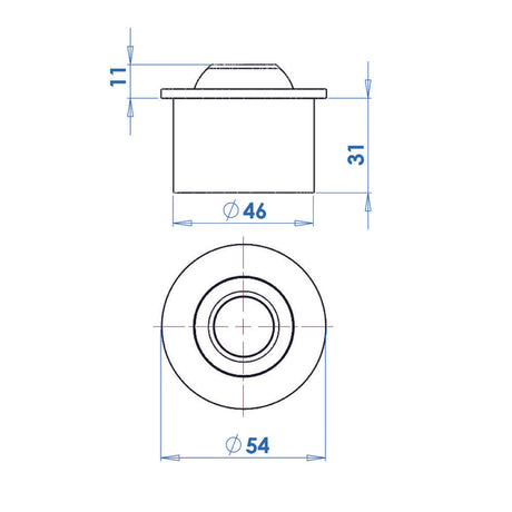 Trem Verstellbarer 1-LED-Scheinwerfer