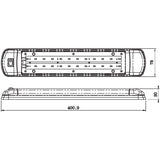 Trem Plafoniera Barca a LED Volts 10-30 Volts 10-30 Watt 12,0 LED luce Bianco