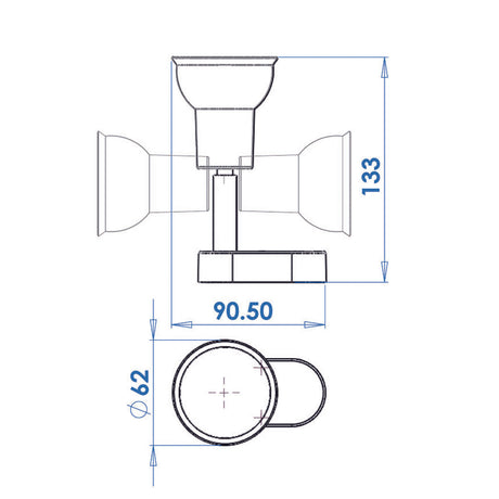 Trem Gelenk-Wandleuchte G4 12V 20W Lampe G4 12V 20W Weißes Licht