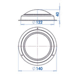 Trem Round Boat Ceiling Light