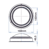 Trem Boat Ceiling Light without recessed fitting, diameter 137 mm