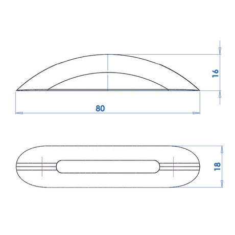 Trem Luce di cortesia a 5 LED senza incasso