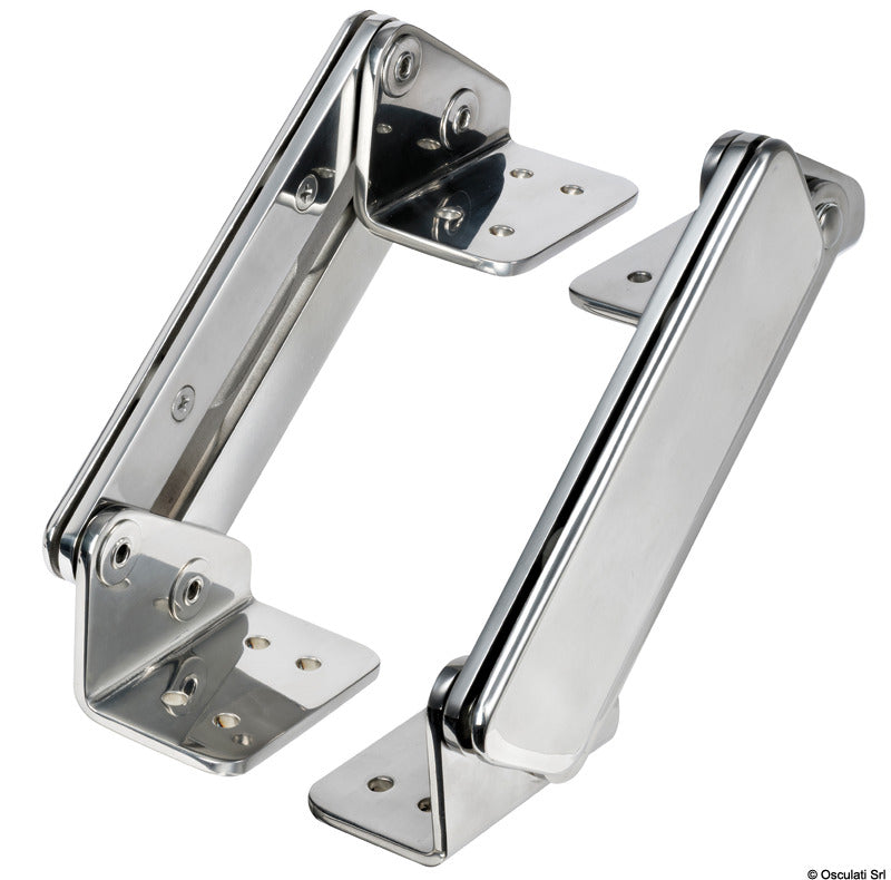 Osculati Coppia Cerniere Flip Up con Cover per Sedile in Acciaio Inox